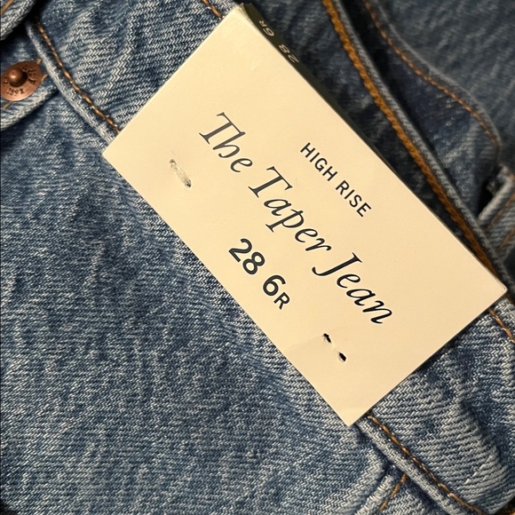 Abercrombie high rise taper Jeans size 28 NWT - Picture 9 of 11